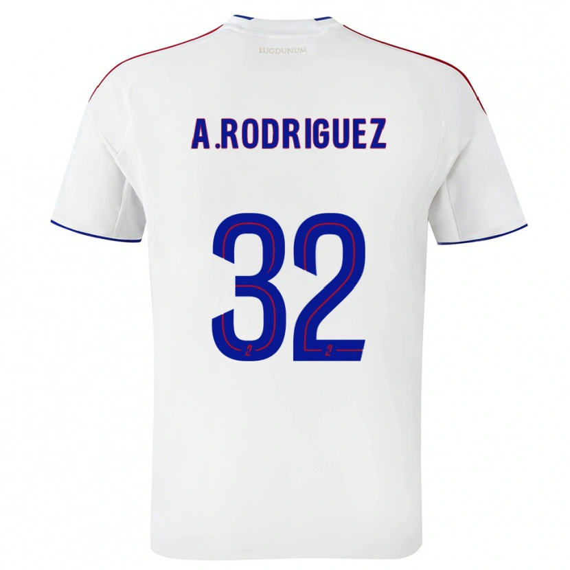 Danxen Damen Alejandro Gomes Rodríguez #32 Weiß Rot Heimtrikot Trikot 2025/26 T-Shirt Schweiz