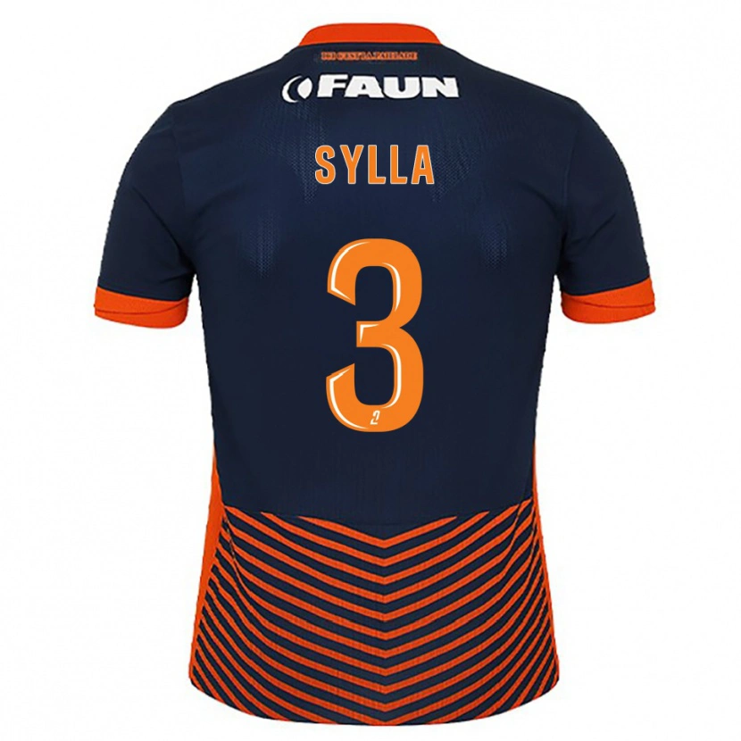 Danxen Damen Issiaga Sylla #3 Mitternachtsblau Orange Heimtrikot Trikot 2025/26 T-Shirt Schweiz