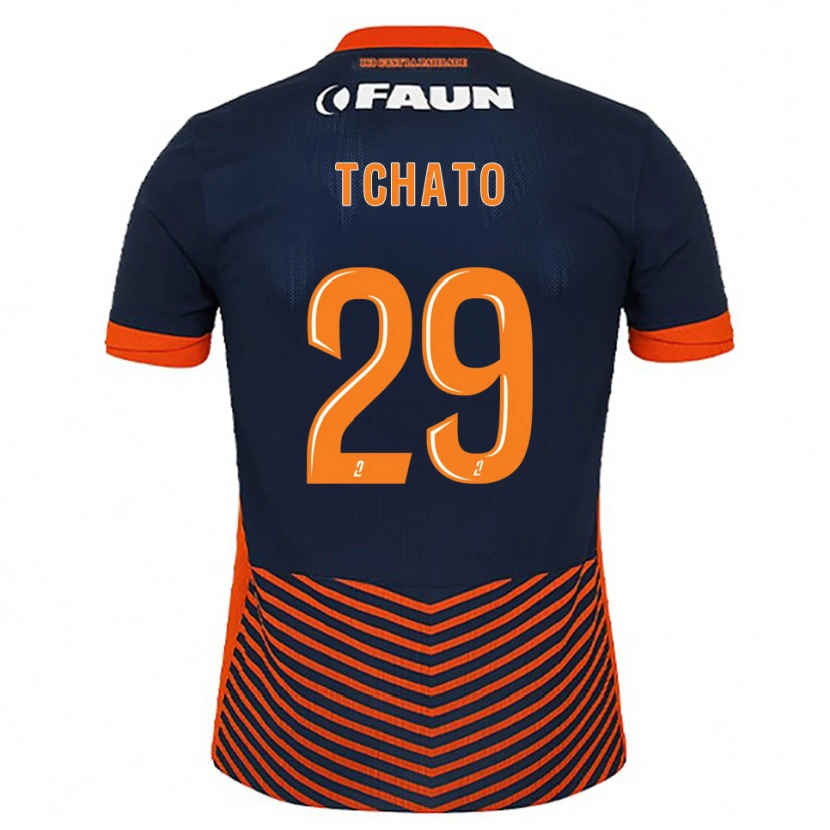 Danxen Damen Enzo Tchato #29 Mitternachtsblau Orange Heimtrikot Trikot 2025/26 T-Shirt Schweiz