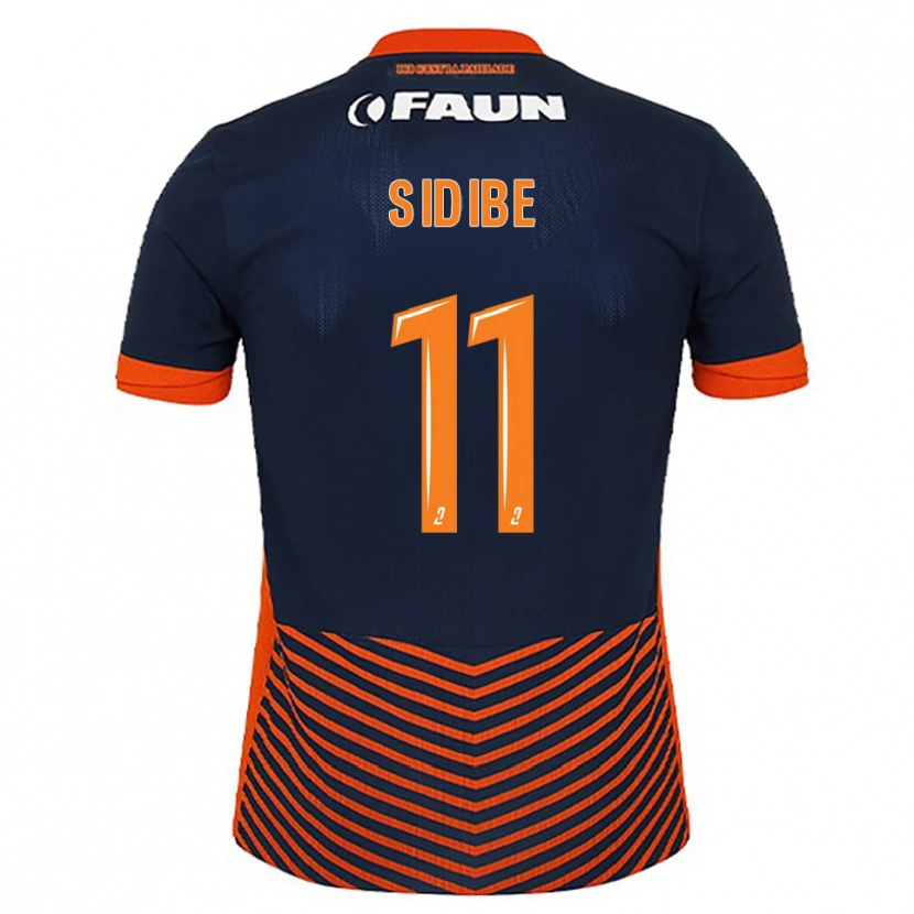 Danxen Damen Yannick Sidibé #11 Mitternachtsblau Orange Heimtrikot Trikot 2025/26 T-Shirt Schweiz