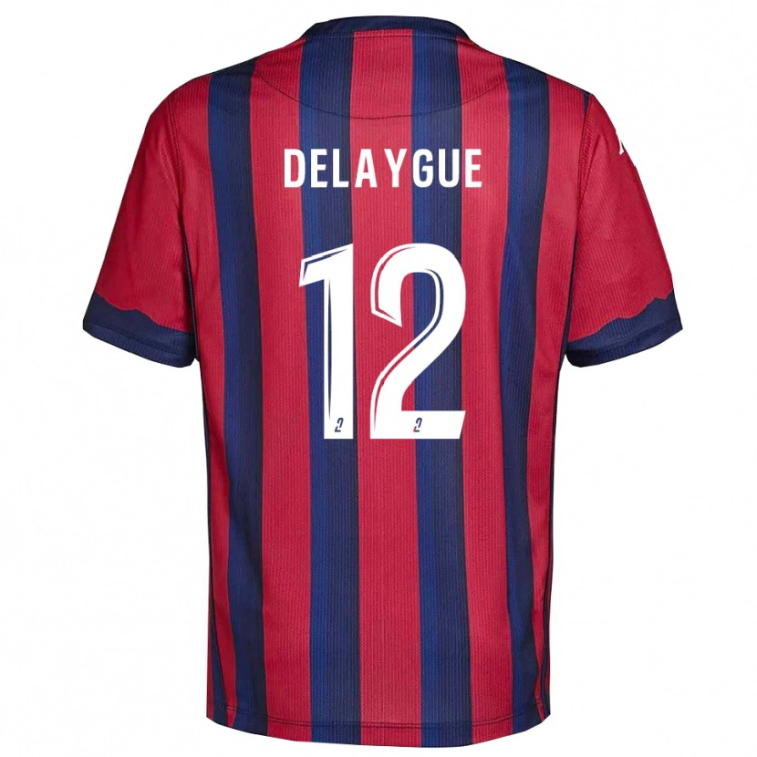 Danxen Damen Lorenzo Delaygue #12 Burgunder Marine Heimtrikot Trikot 2025/26 T-Shirt Schweiz