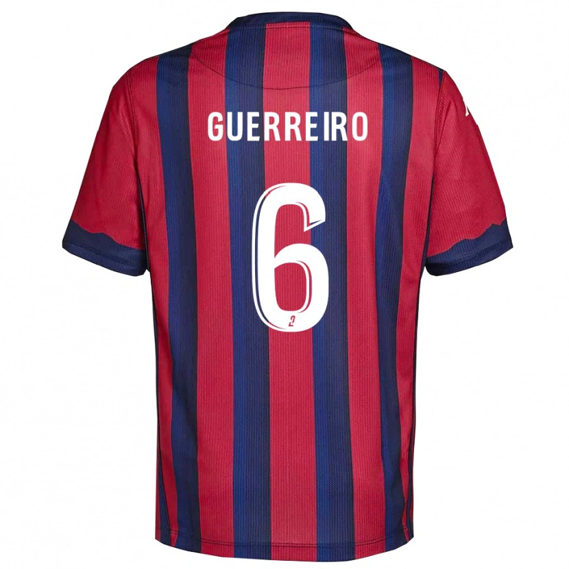 Danxen Damen Mattéo Guerreiro #6 Burgunder Marine Heimtrikot Trikot 2025/26 T-Shirt Schweiz