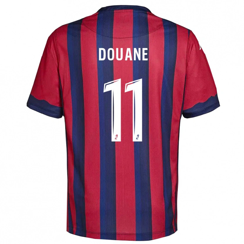Danxen Damen Maïdine Douane #11 Burgunder Marine Heimtrikot Trikot 2025/26 T-Shirt Schweiz