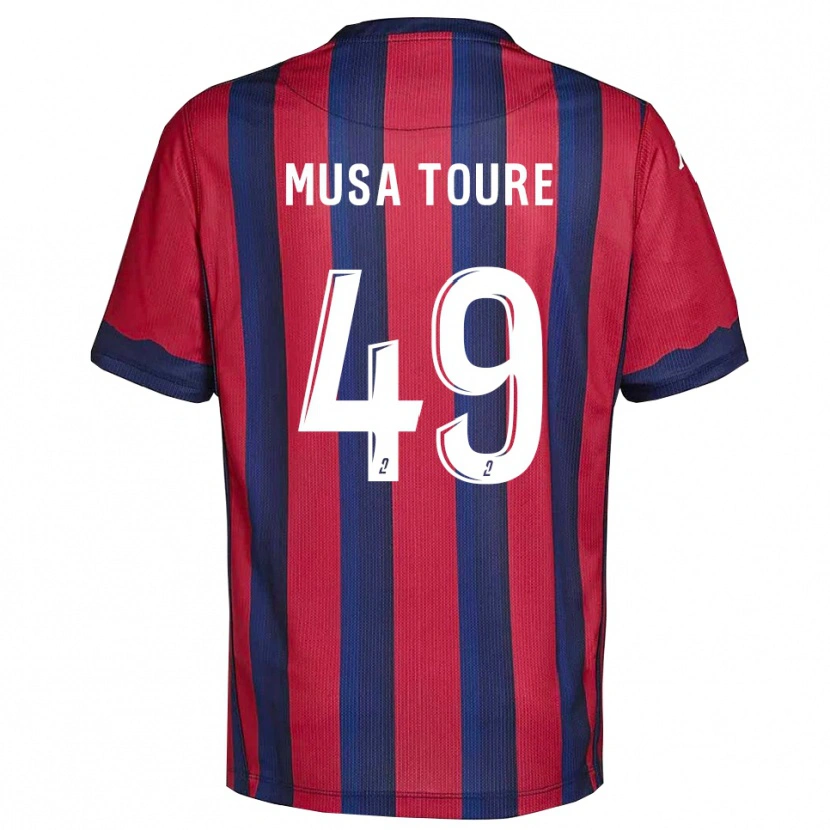 Danxen Damen Musa Toure #49 Burgunder Marine Heimtrikot Trikot 2025/26 T-Shirt Schweiz