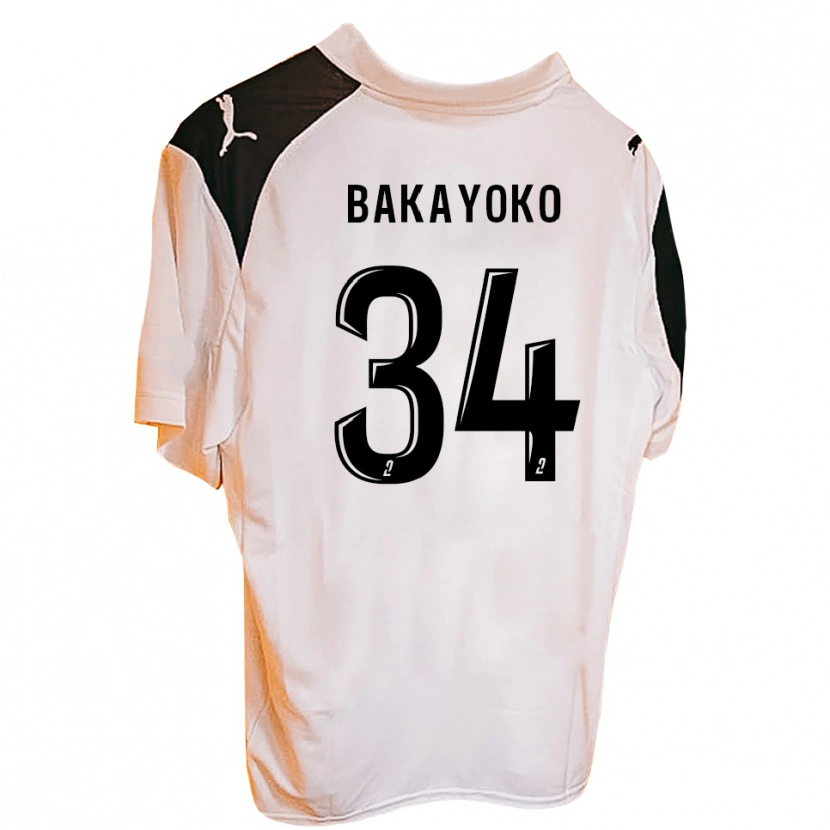 Danxen Damen Siaka Bakayoko #34 Schwarz Weiß Heimtrikot Trikot 2025/26 T-Shirt Schweiz