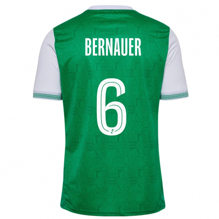 Danxen Damen Maxime Bernauer #6 Grün Weiß Heimtrikot Trikot 2025/26 T-Shirt Schweiz