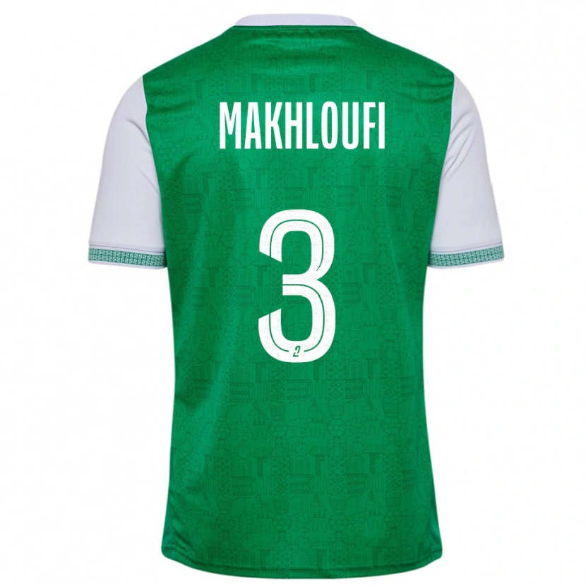 Danxen Damen Maedine Makhloufi #3 Grün Weiß Heimtrikot Trikot 2025/26 T-Shirt Schweiz