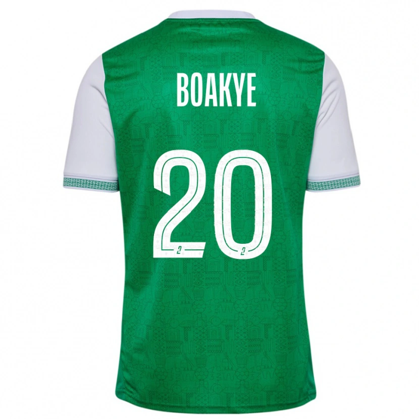 Danxen Damen Augustine Boakye #20 Grün Weiß Heimtrikot Trikot 2025/26 T-Shirt Schweiz