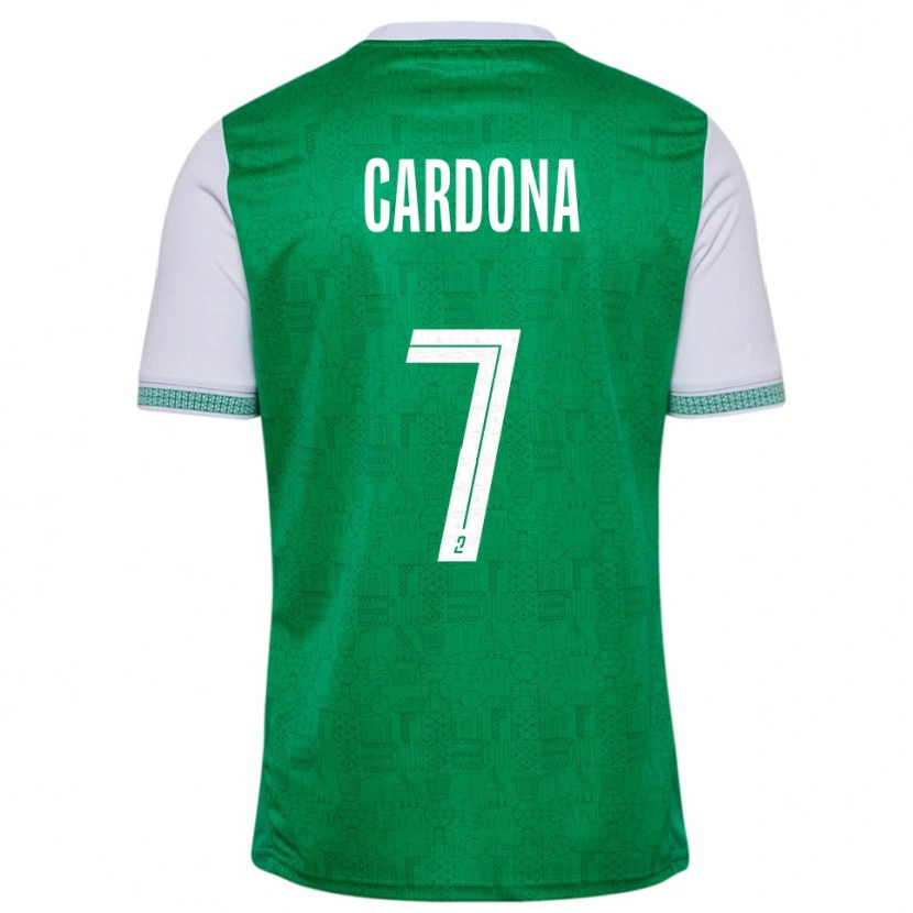 Danxen Damen Irvin Cardona #7 Grün Weiß Heimtrikot Trikot 2025/26 T-Shirt Schweiz