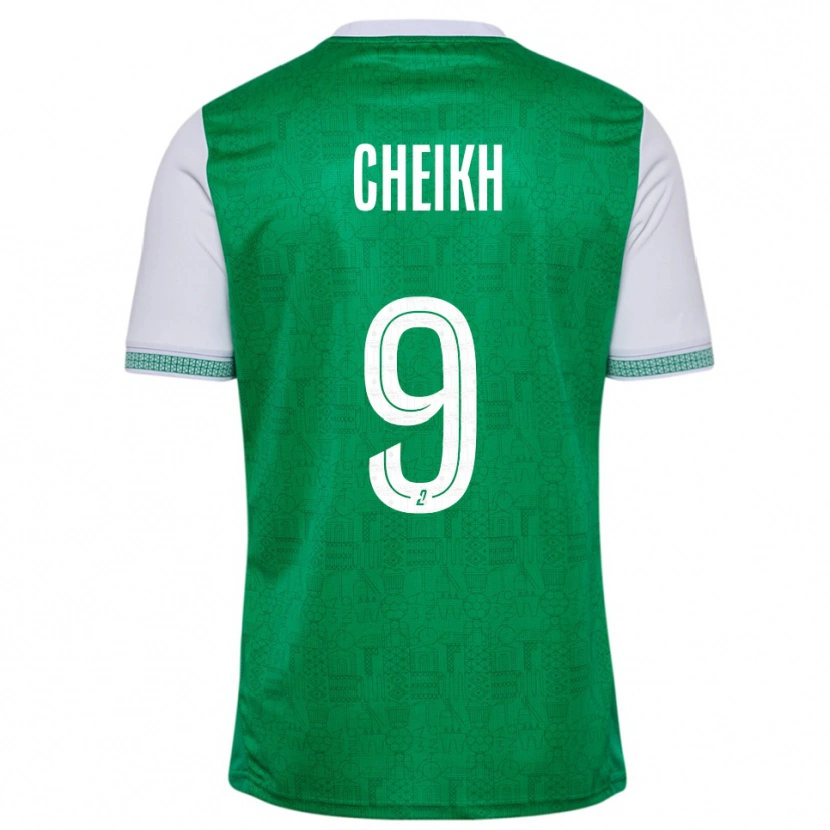 Danxen Damen Issam Cheikh #9 Grün Weiß Heimtrikot Trikot 2025/26 T-Shirt Schweiz