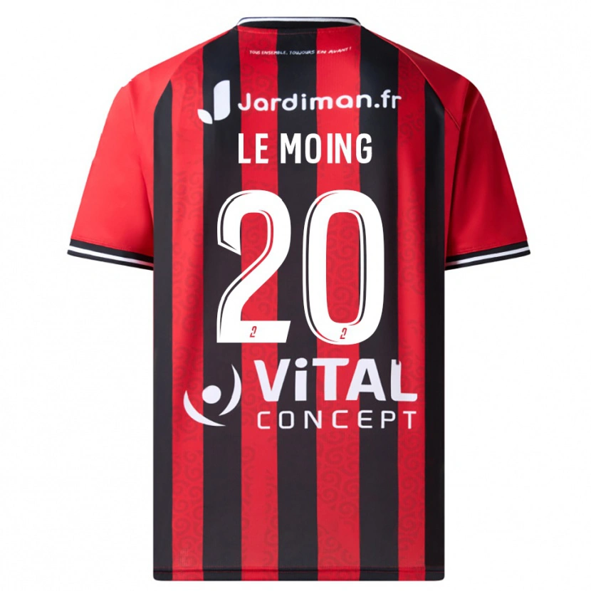 Danxen Damen Leonie Le Moing #20 Rot Schwarz Heimtrikot Trikot 2025/26 T-Shirt Schweiz