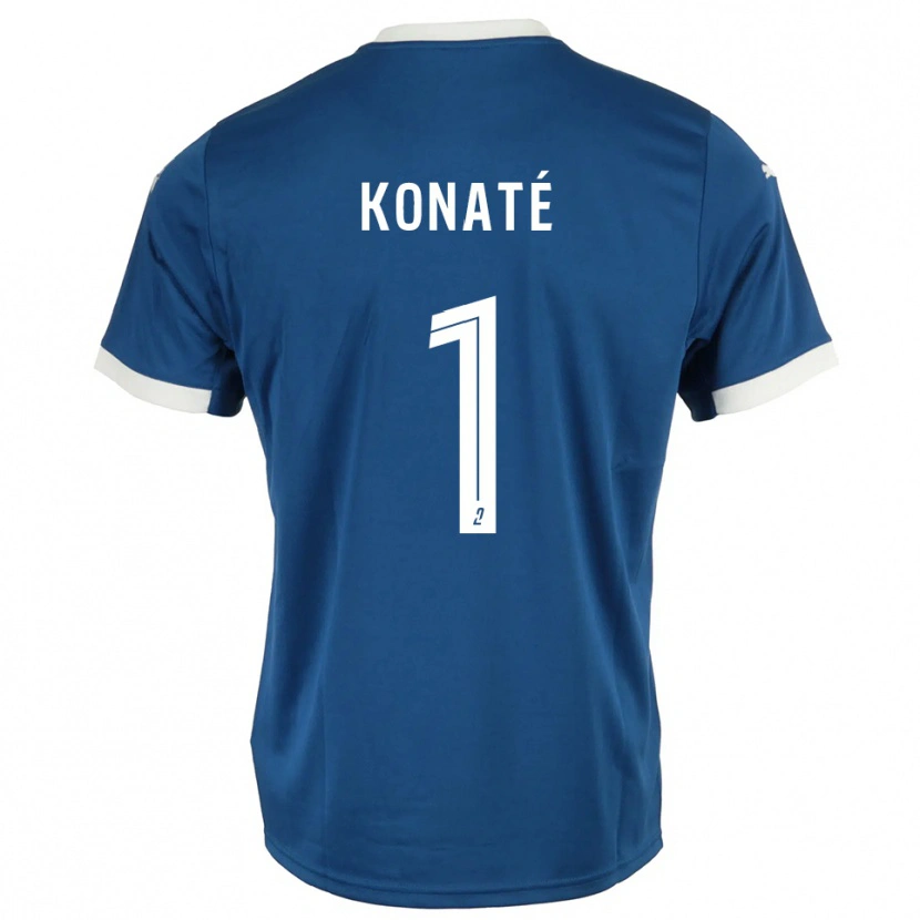 Danxen Damen Hillel Konaté #1 Blau Weiß Heimtrikot Trikot 2025/26 T-Shirt Schweiz