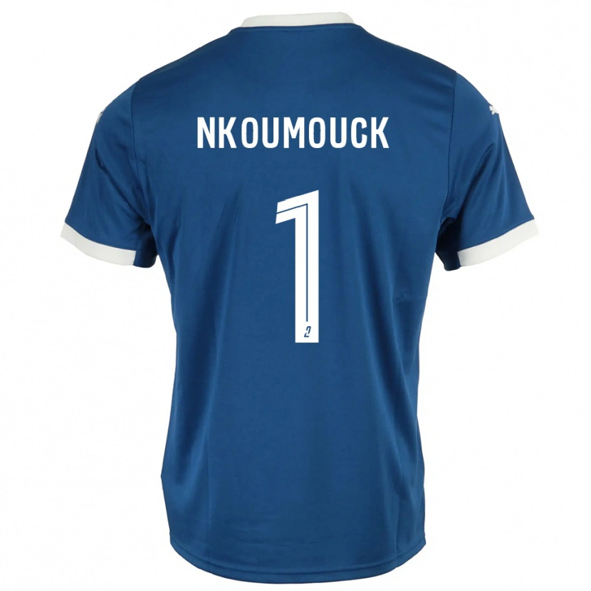 Danxen Damen Marc-Anthony Nkoumouck #1 Blau Weiß Heimtrikot Trikot 2025/26 T-Shirt Schweiz