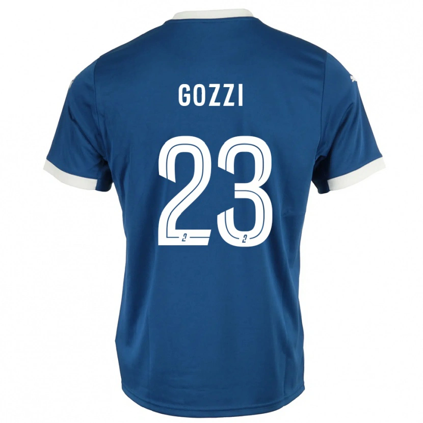 Danxen Damen Paolo Gozzi #23 Blau Weiß Heimtrikot Trikot 2025/26 T-Shirt Schweiz