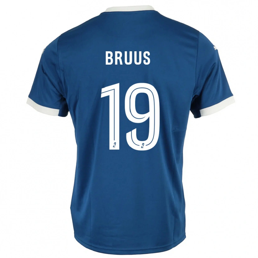 Danxen Damen Andreas Bruus #19 Blau Weiß Heimtrikot Trikot 2025/26 T-Shirt Schweiz