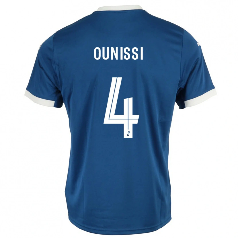 Danxen Damen Ilian Ounissi #4 Blau Weiß Heimtrikot Trikot 2025/26 T-Shirt Schweiz
