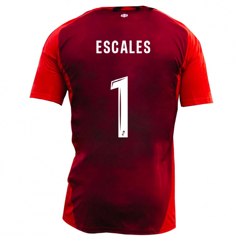 Danxen Damen Florian Escales #1 Rot Burgund Heimtrikot Trikot 2025/26 T-Shirt Schweiz