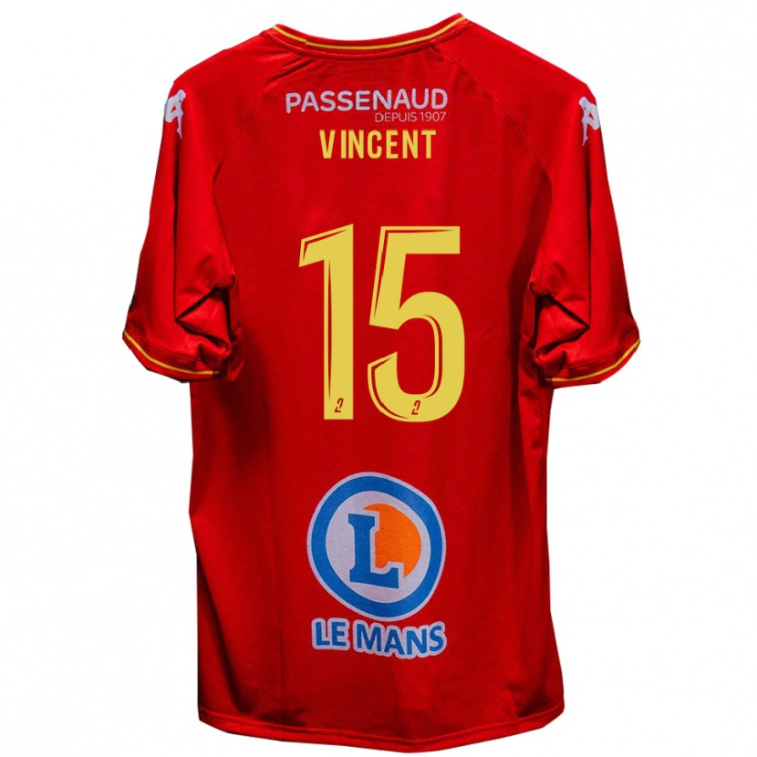 Danxen Damen Noah Vincent #15 Rot Gelb Heimtrikot Trikot 2025/26 T-Shirt Schweiz