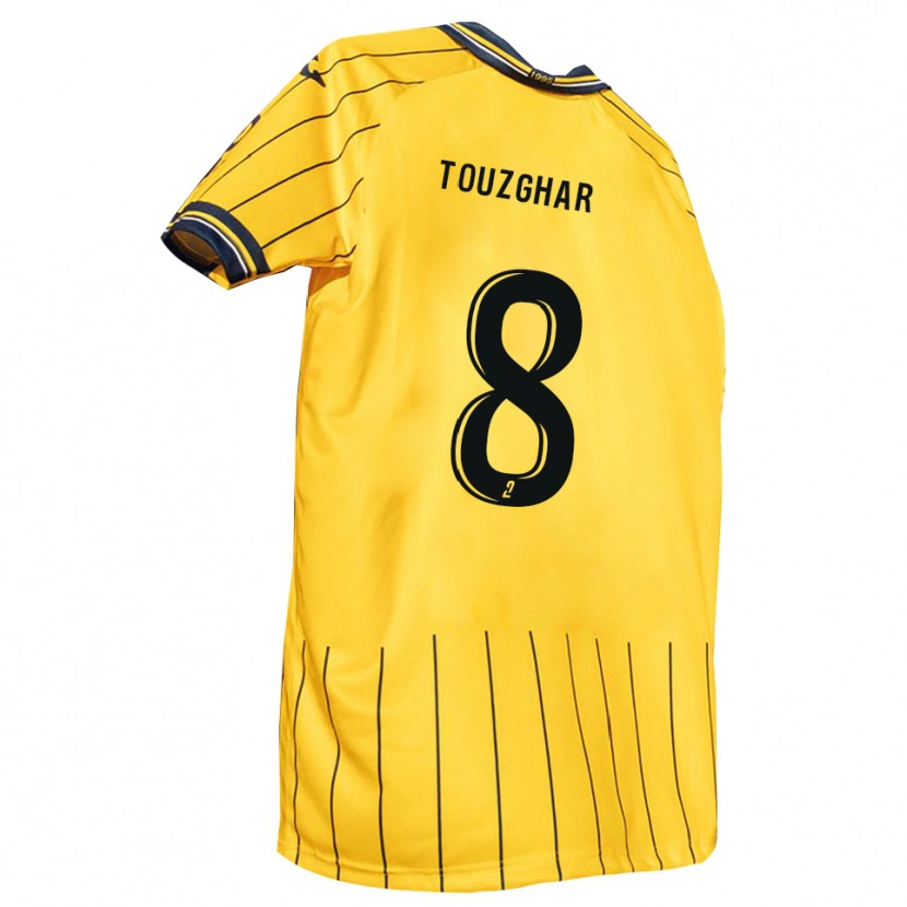 Danxen Damen Rayan Touzghar #8 Gelb Marine Heimtrikot Trikot 2025/26 T-Shirt Schweiz