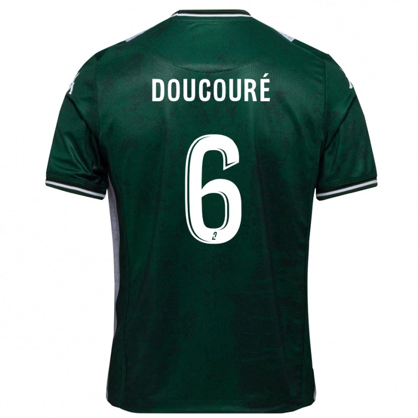 Danxen Damen Rayane Doucouré #6 Grün Weiß Heimtrikot Trikot 2025/26 T-Shirt Schweiz
