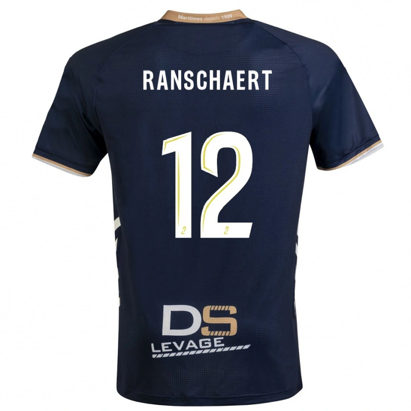 Danxen Damen Rafael Ranschaert #12 Marine Gold Heimtrikot Trikot 2025/26 T-Shirt Schweiz