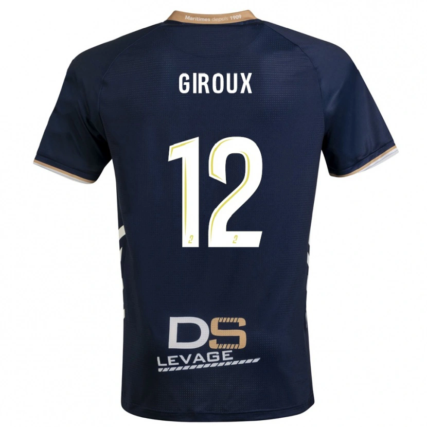 Danxen Damen Tom Giroux #12 Marine Gold Heimtrikot Trikot 2025/26 T-Shirt Schweiz