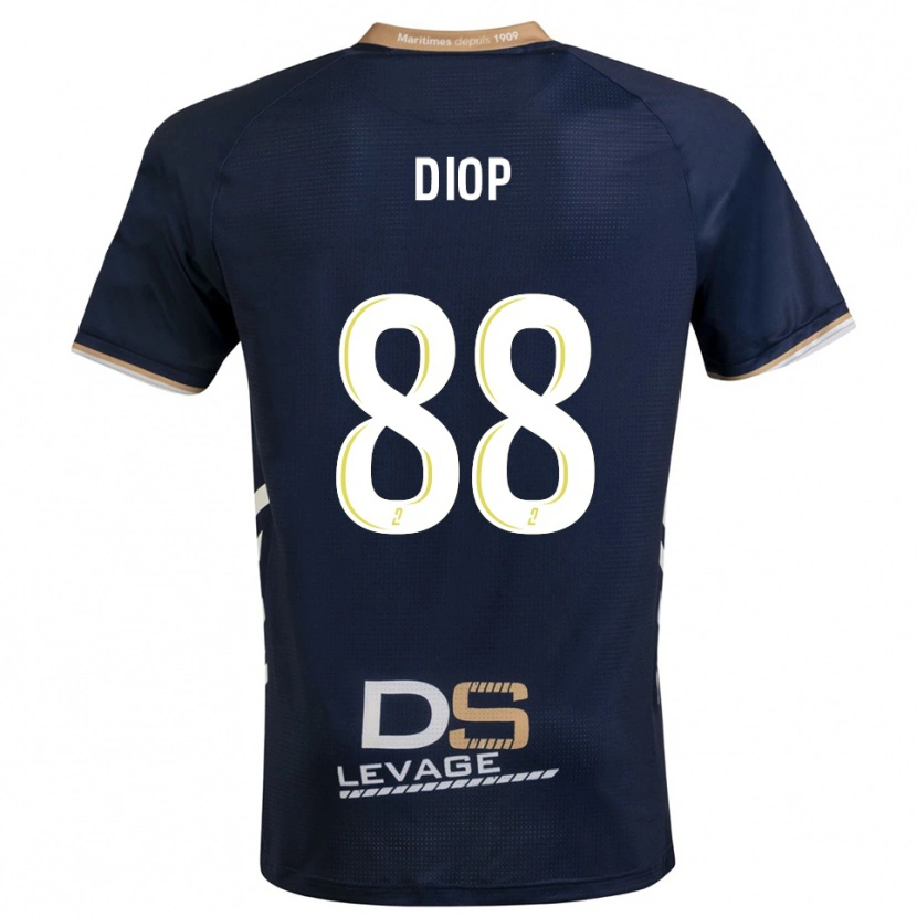 Danxen Damen Malick Diop #88 Marine Gold Heimtrikot Trikot 2025/26 T-Shirt Schweiz