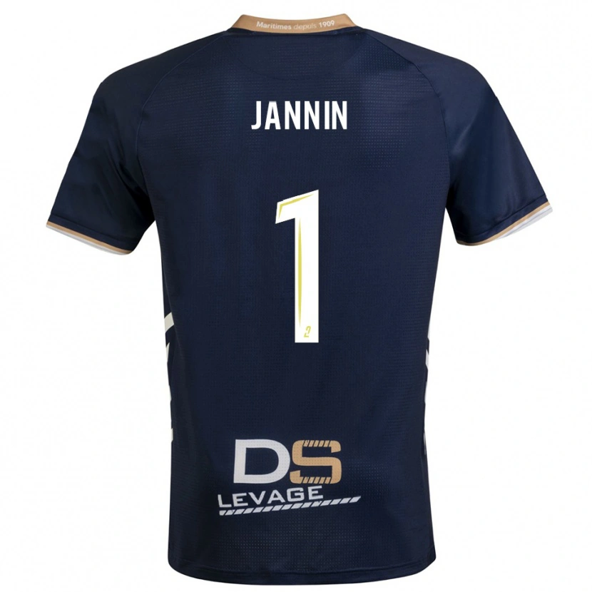 Danxen Damen Elouann Jannin #1 Marine Gold Heimtrikot Trikot 2025/26 T-Shirt Schweiz