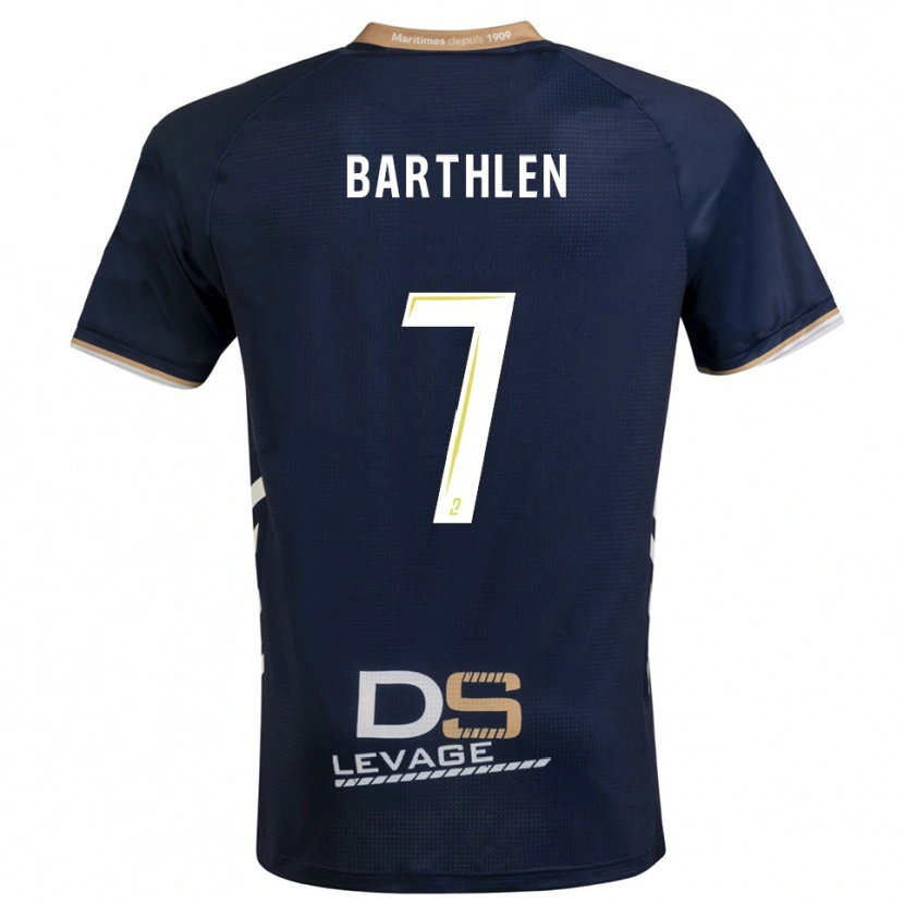 Danxen Damen Léo Barthlen #7 Marine Gold Heimtrikot Trikot 2025/26 T-Shirt Schweiz
