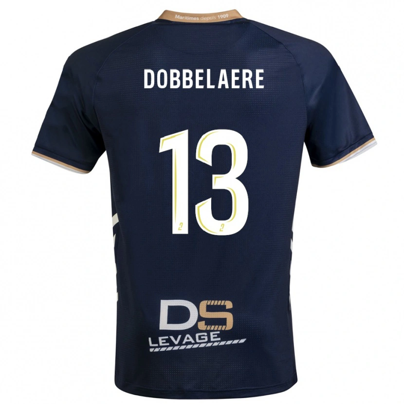 Danxen Damen Maxime Dobbelaere #13 Marine Gold Heimtrikot Trikot 2025/26 T-Shirt Schweiz