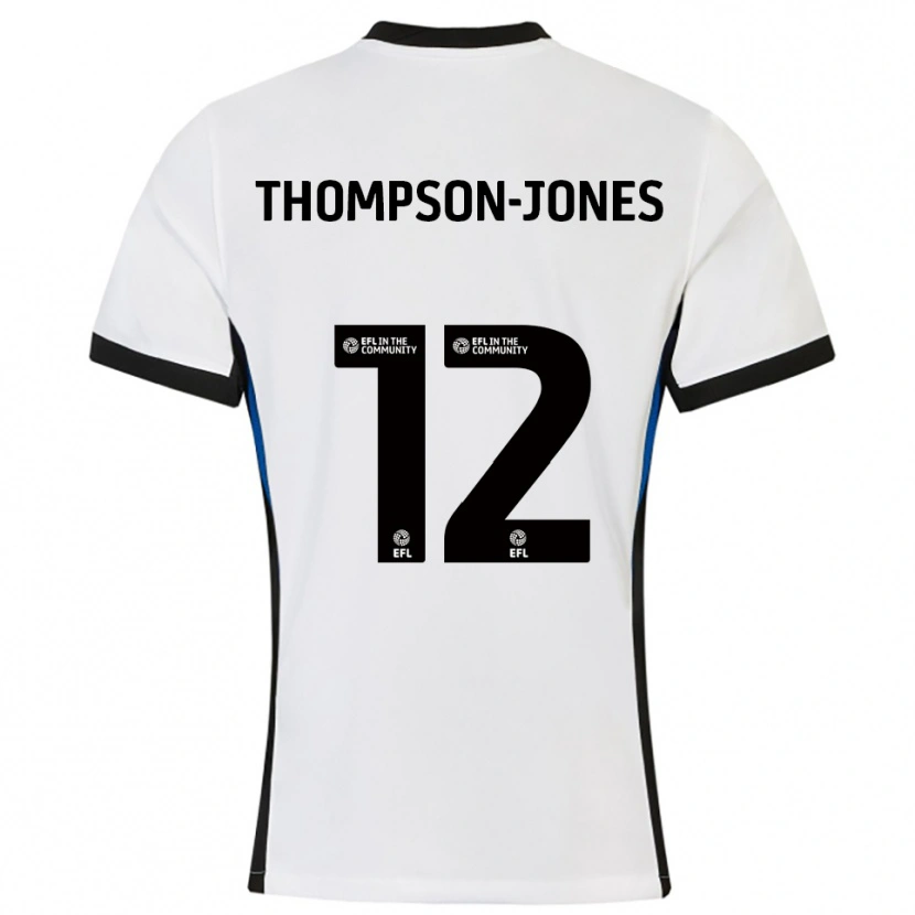 Danxen Damen Riquelme Thompson-Jones #12 Weiß Blau Auswärtstrikot Trikot 2025/26 T-Shirt Schweiz