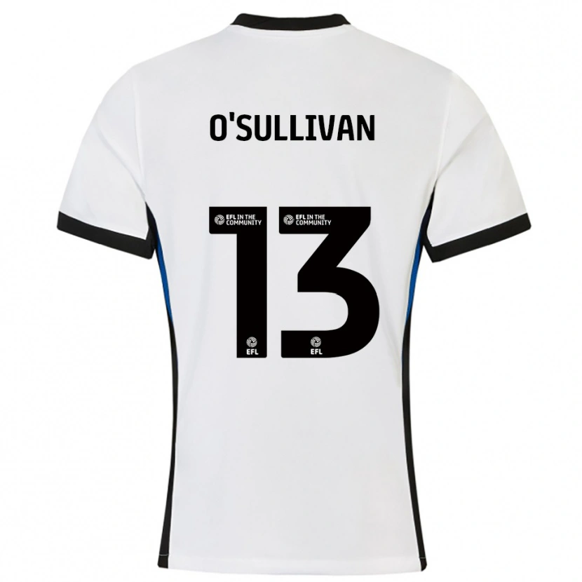 Danxen Damen William O'sullivan #13 Weiß Blau Auswärtstrikot Trikot 2025/26 T-Shirt Schweiz