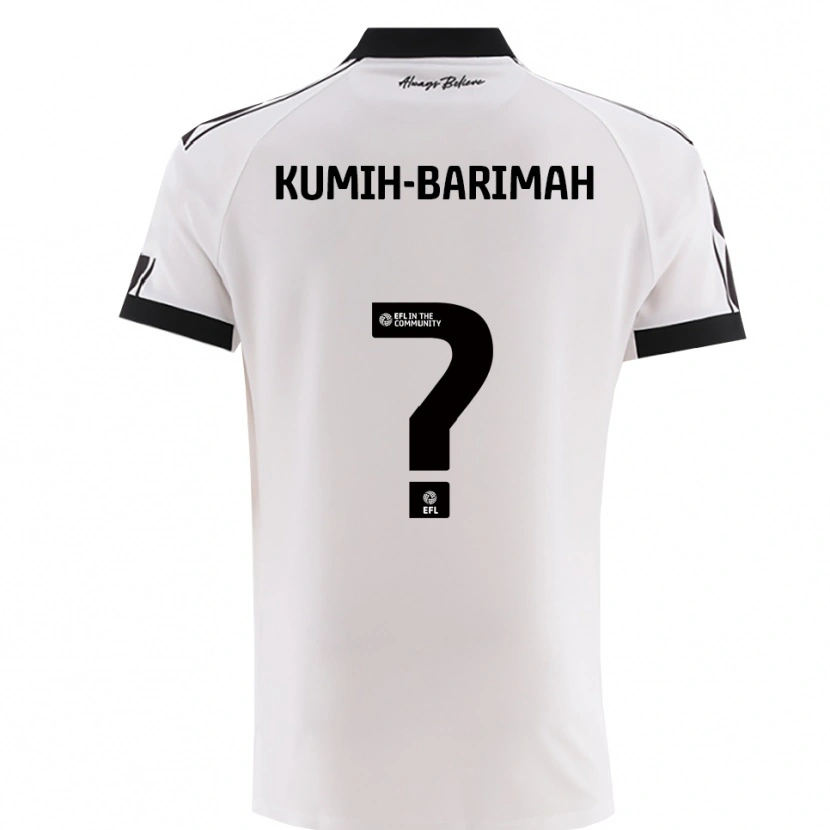 Danxen Damen Desmond Kumih-Barimah #0 Weiß Schwarz Auswärtstrikot Trikot 2025/26 T-Shirt Schweiz