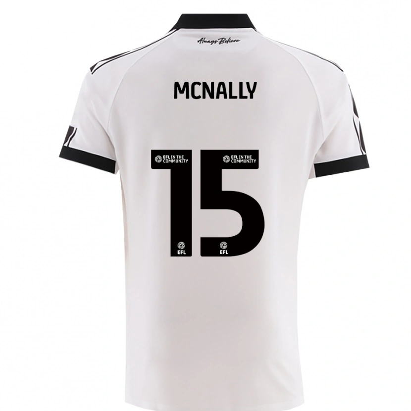 Danxen Damen Luke Mcnally #15 Weiß Schwarz Auswärtstrikot Trikot 2025/26 T-Shirt Schweiz