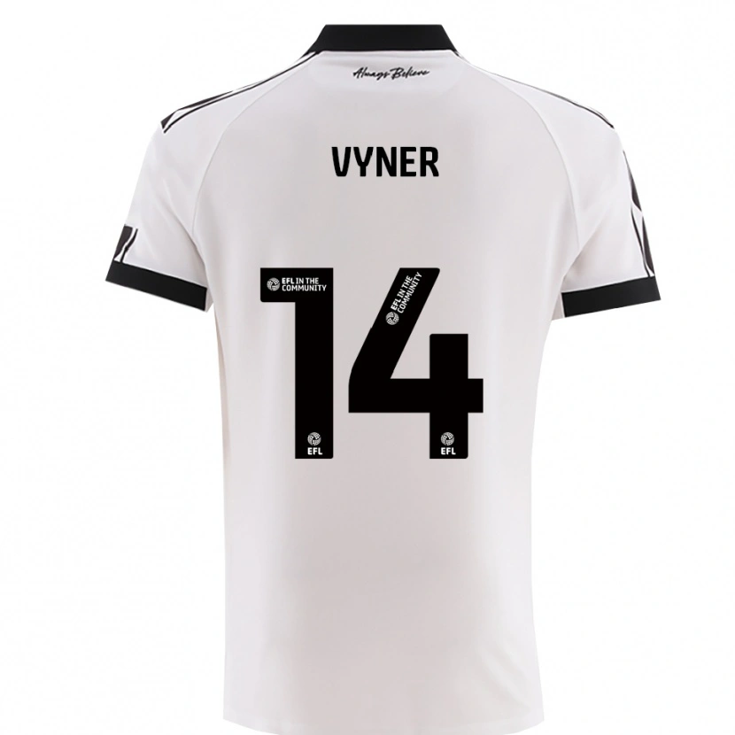 Danxen Damen Zak Vyner #14 Weiß Schwarz Auswärtstrikot Trikot 2025/26 T-Shirt Schweiz