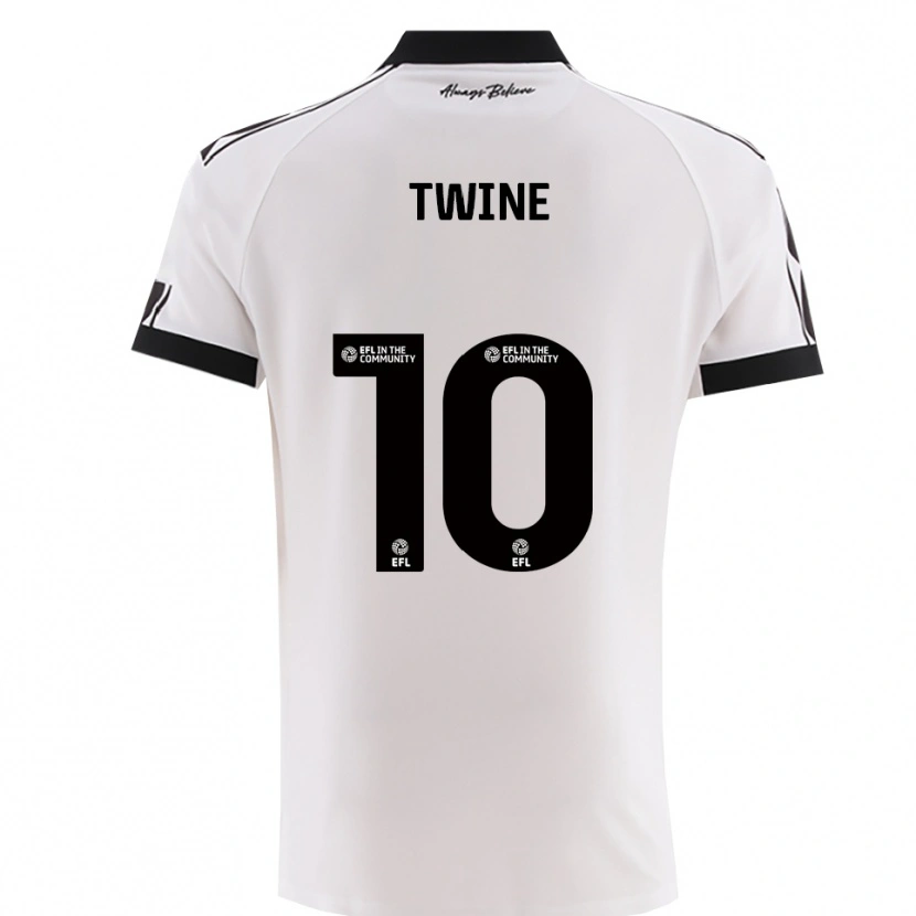 Danxen Damen Scott Twine #10 Weiß Schwarz Auswärtstrikot Trikot 2025/26 T-Shirt Schweiz