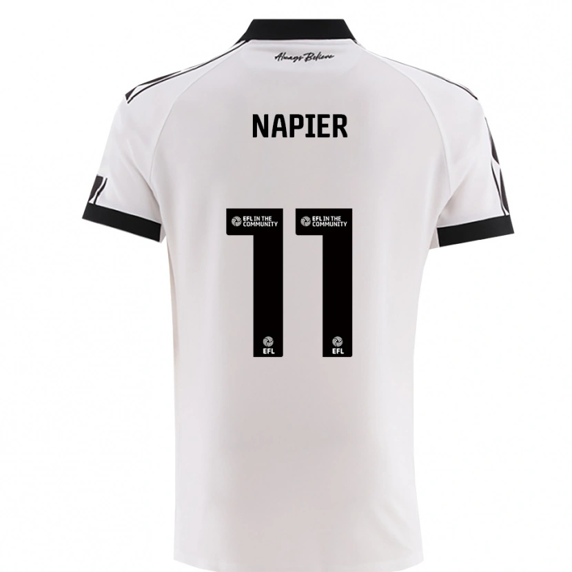 Danxen Damen Jamie-Lee Napier #11 Weiß Schwarz Auswärtstrikot Trikot 2025/26 T-Shirt Schweiz