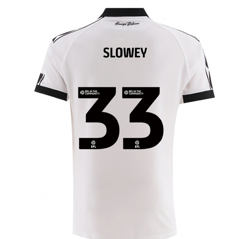 Danxen Damen Josh Campbell-Slowey #33 Weiß Schwarz Auswärtstrikot Trikot 2025/26 T-Shirt Schweiz