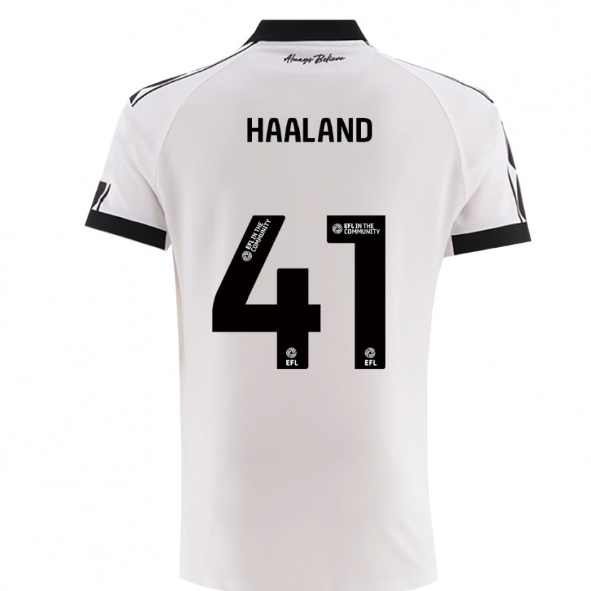 Danxen Damen Benedicte Haaland #41 Weiß Schwarz Auswärtstrikot Trikot 2025/26 T-Shirt Schweiz