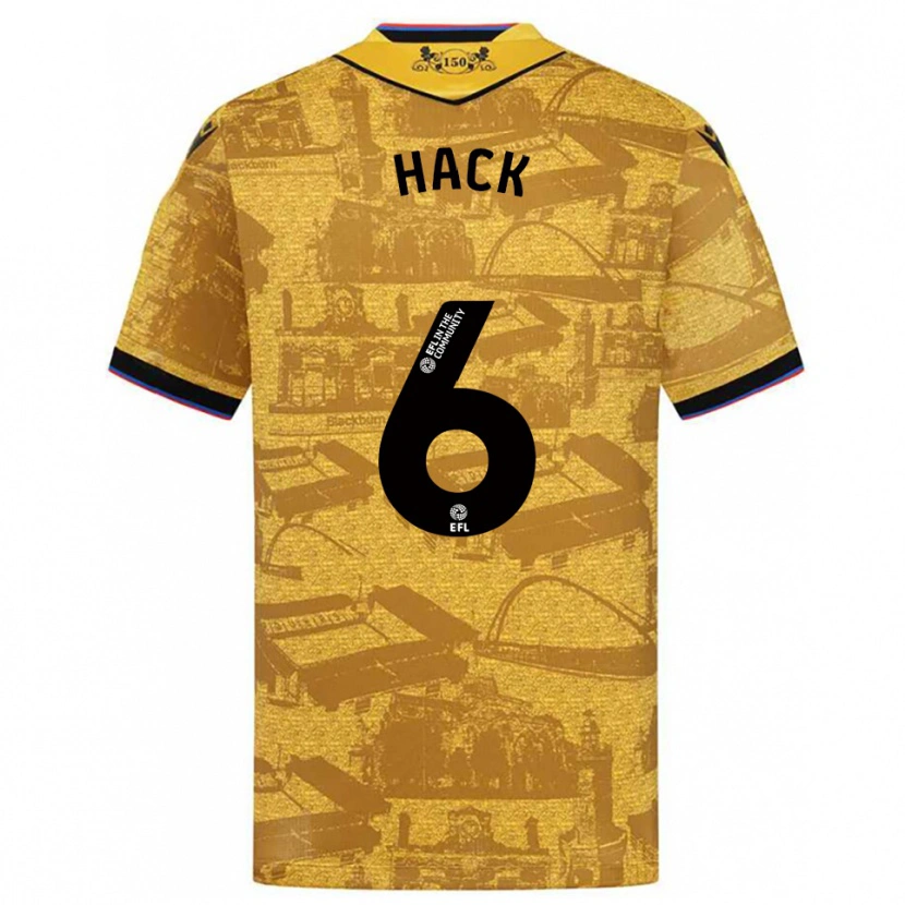 Danxen Damen Ellie Hack #6 Gold Schwarz Auswärtstrikot Trikot 2025/26 T-Shirt Schweiz