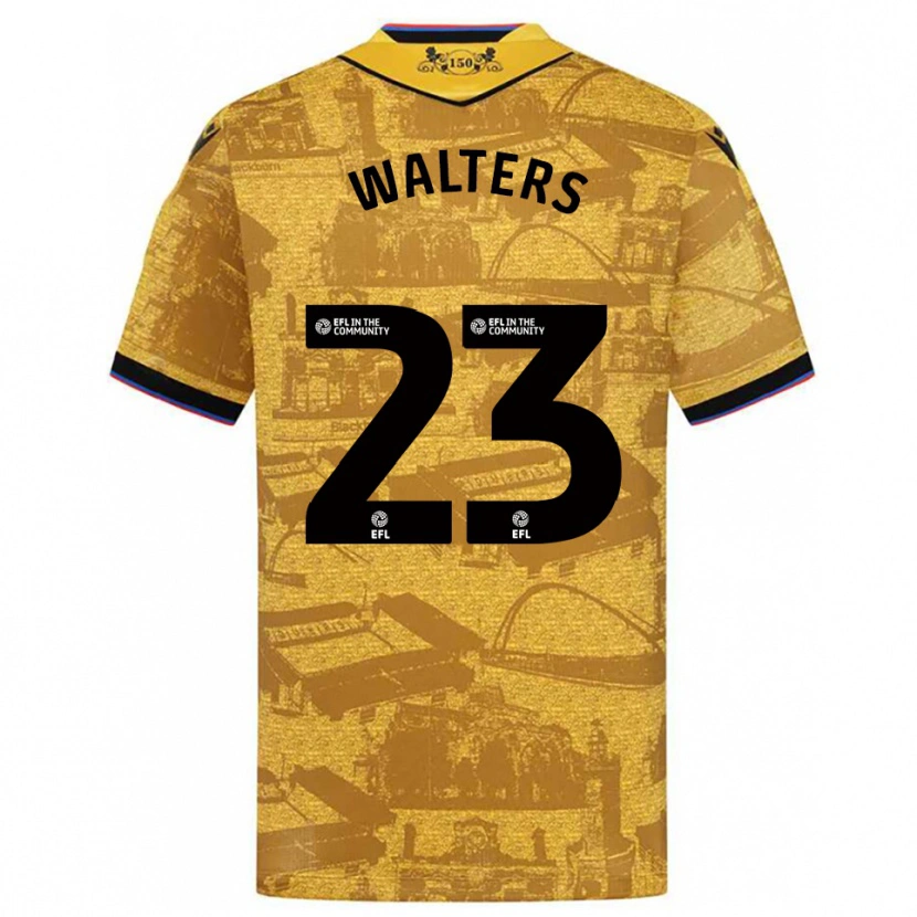 Danxen Damen Georgia Walters #23 Gold Schwarz Auswärtstrikot Trikot 2025/26 T-Shirt Schweiz