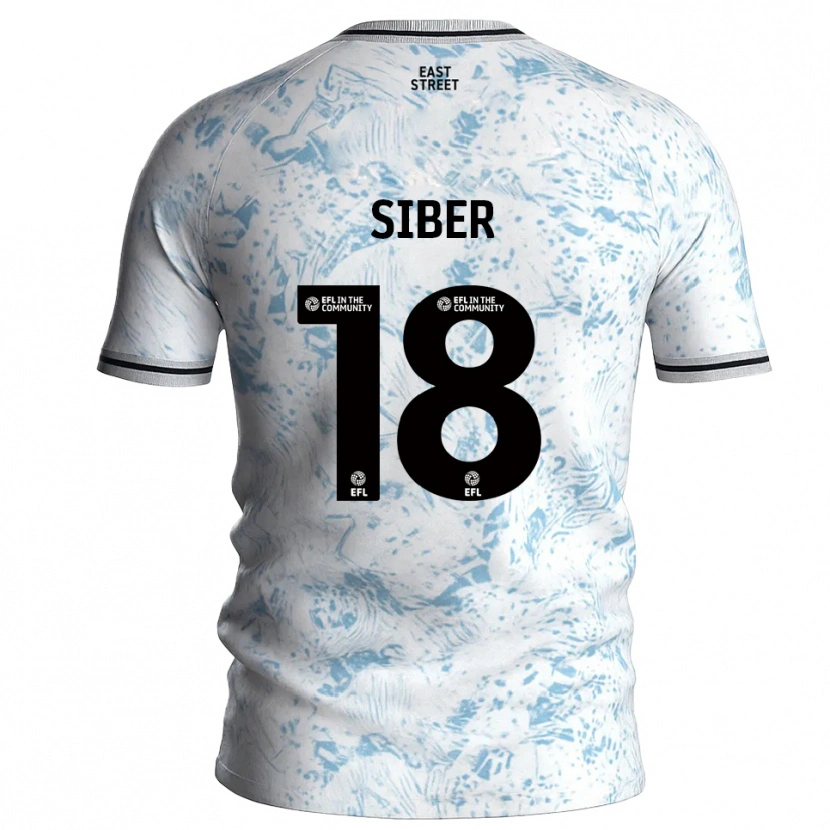 Danxen Damen Gloria Siber #18 Weiß Himmelblau Auswärtstrikot Trikot 2025/26 T-Shirt Schweiz