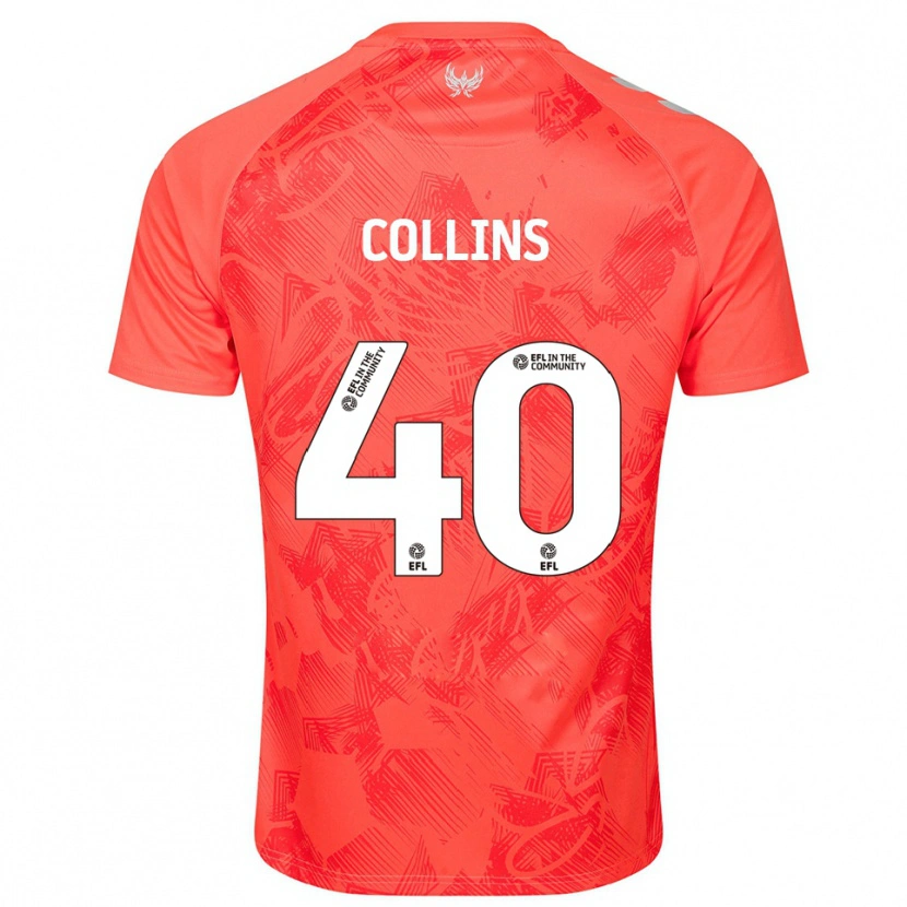 Danxen Damen Brad Collins #40 Orange Weiß Auswärtstrikot Trikot 2025/26 T-Shirt Schweiz