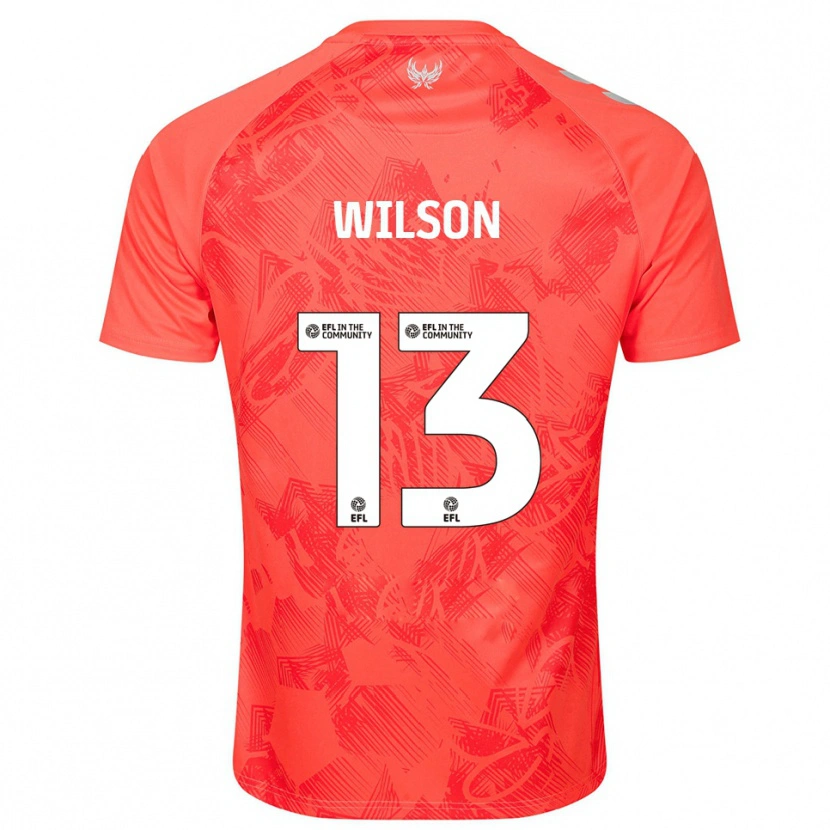 Danxen Damen Ben Wilson #13 Orange Weiß Auswärtstrikot Trikot 2025/26 T-Shirt Schweiz