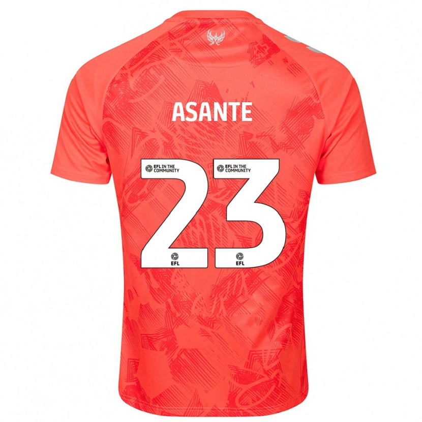 Danxen Damen Brandon Thomas-Asante #23 Orange Weiß Auswärtstrikot Trikot 2025/26 T-Shirt Schweiz