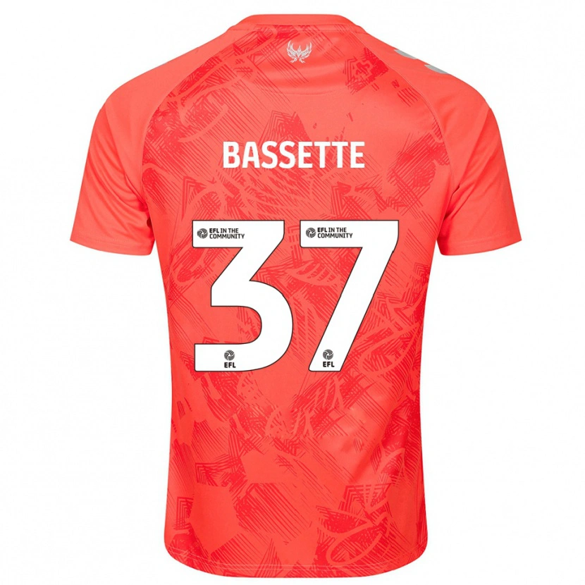 Danxen Damen Norman Bassette #37 Orange Weiß Auswärtstrikot Trikot 2025/26 T-Shirt Schweiz