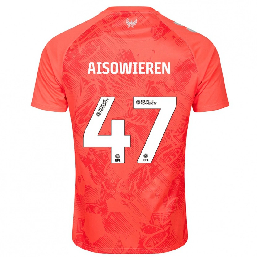 Danxen Damen Evan Eghosa Aisowieren #47 Orange Weiß Auswärtstrikot Trikot 2025/26 T-Shirt Schweiz