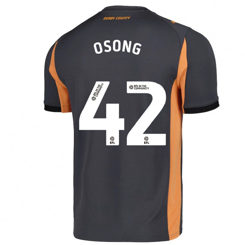 Danxen Damen Johnson Osong #42 Grau Orange Schwarz Auswärtstrikot Trikot 2025/26 T-Shirt Schweiz