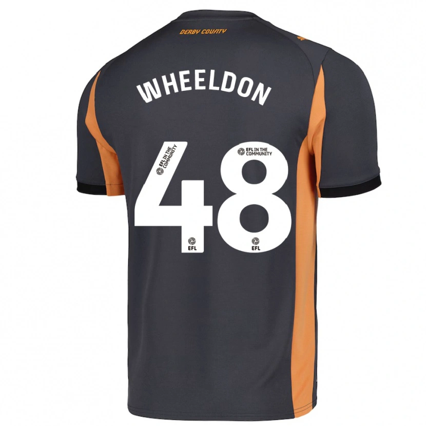 Danxen Damen Lennon Wheeldon #48 Grau Orange Schwarz Auswärtstrikot Trikot 2025/26 T-Shirt Schweiz