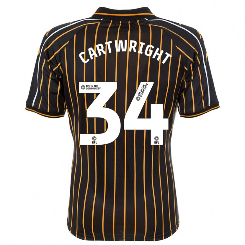 Danxen Damen Harvey Cartwright #34 Weiß Schwarz Auswärtstrikot Trikot 2025/26 T-Shirt Schweiz